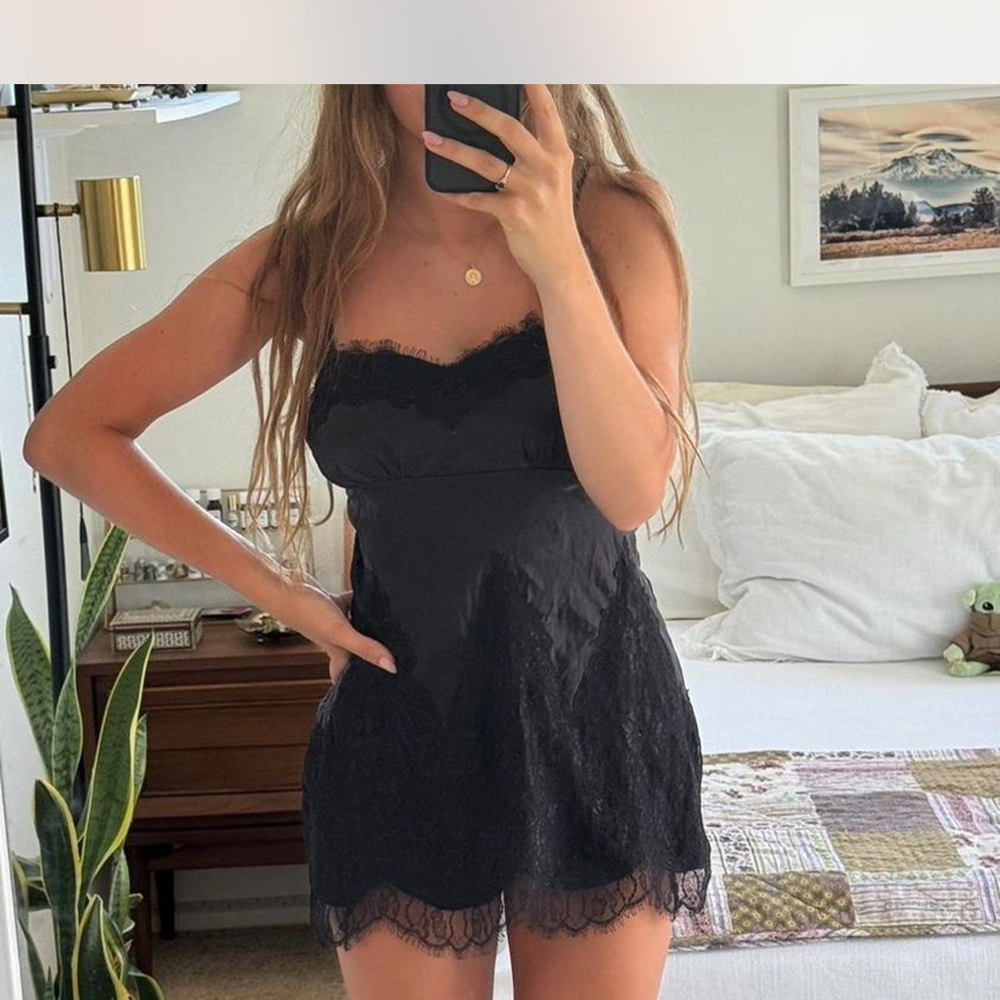Victoria’s Secret Black Slip Dress